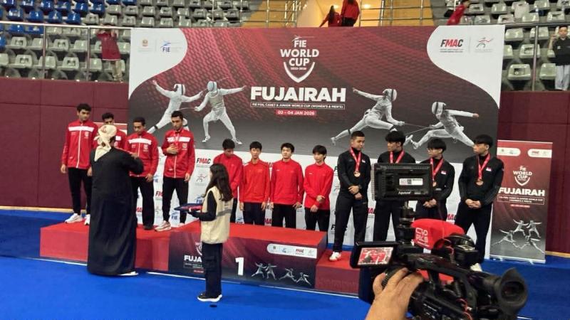 إنجاز عالمي: ناشئو سلاح الشيش يحصدون الفضية