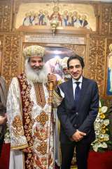 بسام راضي ينقل تهنئة الرئيس عبد الفتاح السيسي للجالية القبطية فى ايطاليا بمناسبة عيد الميلاد المجيد.