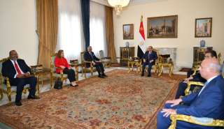 الرئيس عبد الفتاح السيسي يستقبل اليوم، السيد/ مسعد بولس، كبير مستشاري رئيس الولايات المتحدة الأمريكية للشئون العربية والأفريقية،