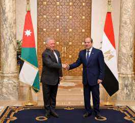 الرئيس السيسى يستقبل عاهل الأردن ويعقدان جلسة مباحثات رسمية