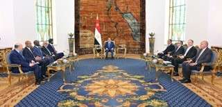 الرئيس عبد الفتاح السيسي يستقبل اليوم، السيد أجاي بانجا، رئيس مجموعة البنك الدولي