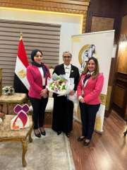 المجلس القومي للمرأة يشكر هيئة قضايا الدولة لإضاءة عدد من مقراتها باللون الأرجواني  احتفالًا باليوم العالمي للمرأة