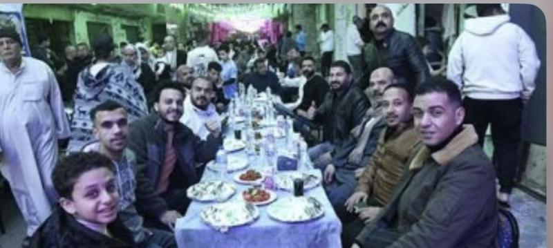 أكبر إفطار جماعى فى الجيزة.. أهالى فيصل يتجمعون على امتداد 22 شارعا