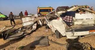 إصابة 7 أشخاص فى حادث انقلاب سيارة ميكروباص بالفيوم إصابة 7 أشخاص فى حادث انقلاب سيارة ميكروباص بالفيوم