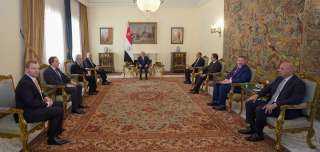 الرئيس عبد الفتاح السيسي يستقبل اليوم، السيد مسعد بولس كبير مستشاري رئيس الولايات المتحدة الأمريكية للشؤون العربية والأفريقية