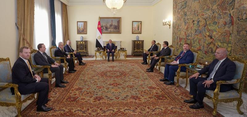 الرئيس عبد الفتاح السيسي يستقبل اليوم، السيد مسعد بولس كبير مستشاري رئيس الولايات المتحدة الأمريكية للشؤون العربية والأفريقية