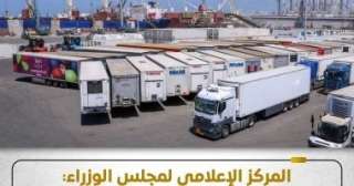 مجلس الوزراء: لا يُسمح بدخول البلاد أى شحنات غذائية تحوى مستويات إشعاعية