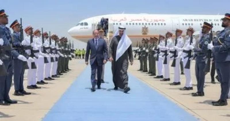 الرئيس السيسى يزور الإمارات ويلتقى الشيخ محمد بن زايد