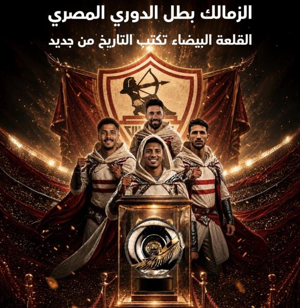 الزمالك بطل الدوري المصري.. القلعة البيضاء تكتب التاريخ من جديد