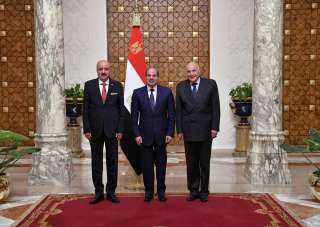 الرئيس عبد الفتاح السيسي يستقبل  اليوم، السيد أحمد عطاف وزير الدولة وزير الشؤون الخارجية والجالية الوطنية بالخارج والشؤون الأفريقية بالجمهورية الجزائرية الديمقراطية الشعبية