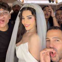 هيفاء وهبي في ظهور مفاجئ بفستان الزفاف.. زغاريد وتهاني وزفة في شوارع القاهرة! اكتشفي