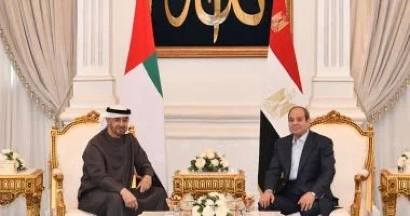 الرئيس السيسى والشيخ محمد بن زايد يبحثان مستجدان الشرق الأوسط وجهود تجنب التصعيد