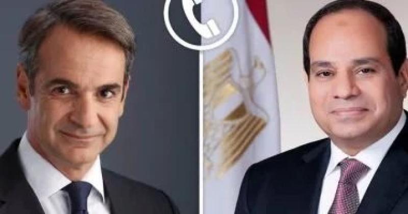 الرئيس السيسى يعرب عن تضامن مصر الكامل مع اليونان في مواجهة تداعيات حرائق الغابات