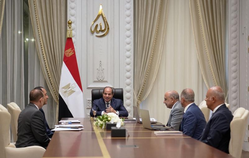 الرئيس عبد الفتاح السيسي يجتمع  اليوم  مع الدكتور مصطفى مدبولي