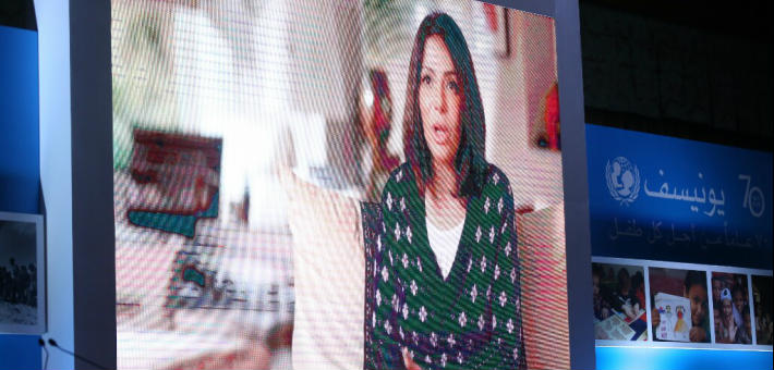 كلمة مسجلة لمنى زكي نموذج للأم المصرية